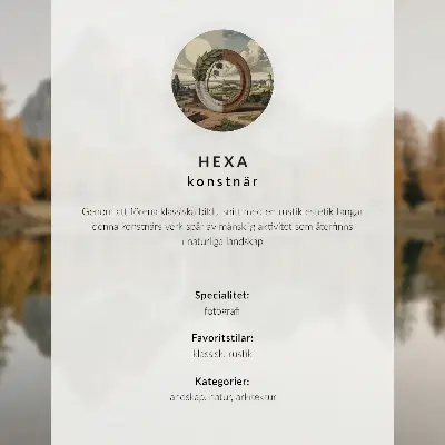 Poster vit stuga bland berg och grönska