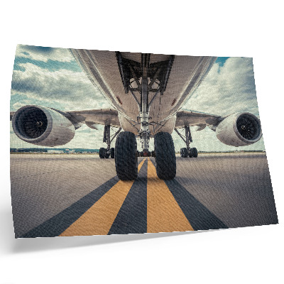 Stilren väggposter Flygplanslandningsställ detaljhandel sky dynamics