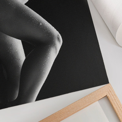 Väggposter Svartvit estetik med en harmonisk komposition