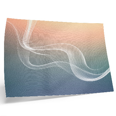 Poster till sovrum Pastellvågor subtil elegans harmoni