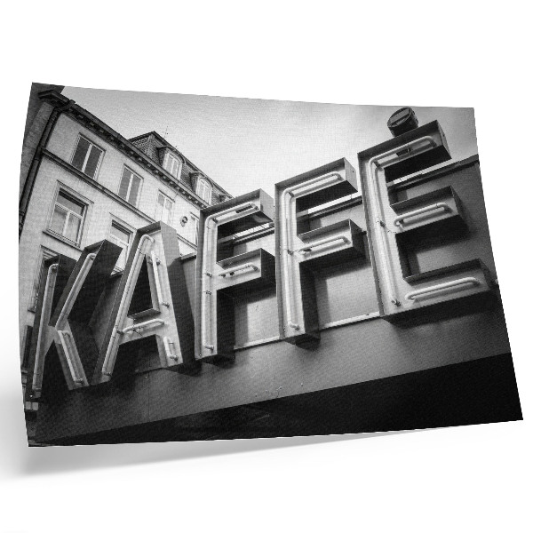 Väggposter Neon minimalistisk urban stilram