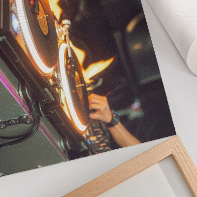 Väggposter En energisk blandning av eld och elektronik