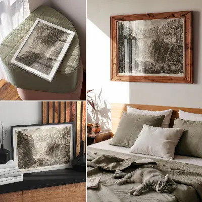 Poster utsikt över den stora kaskaden i Tivoli av Giovanni Battista Piranesi