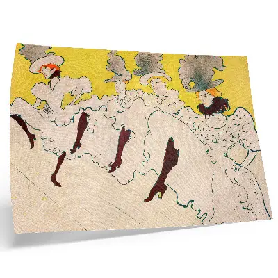 Poster högupplöst tryck av The Troupe of Mademoiselle Eglantine (1896) av Henri de Toulouse-Lautrec
