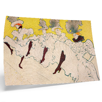 Poster The Troupe of Mademoiselle Eglantine (1896) högupplöst tryck av Henri de Toulouse-Lautrec