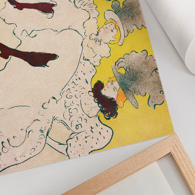 Poster The Troupe of Mademoiselle Eglantine (1896) högupplöst tryck av Henri de Toulouse-Lautrec