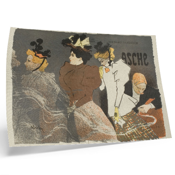 Poster Asche av Théophile-Alexandre Pierre Steinlen