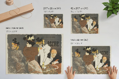 Poster Asche av Théophile-Alexandre Pierre Steinlen