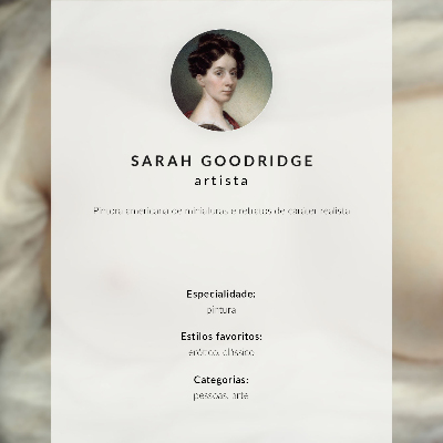 Stilren väggposter En kvinnas bröst blottade: Skönhet avslöjad (1828) av Sarah Goodridge