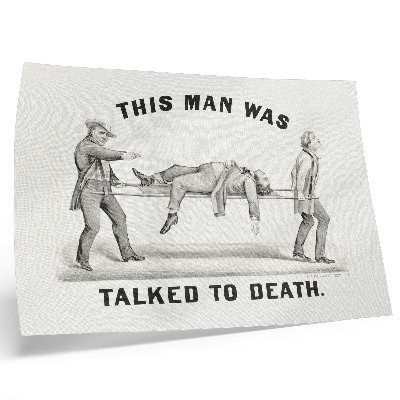 Poster till sovrum Den här mannen blev tilltalad till döds (1873), arkivillustration