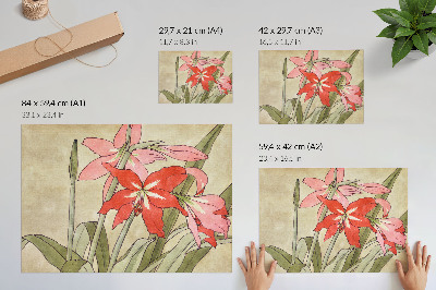 Väggposter Amaryllis (1915) av Hannah Borger Overbeck