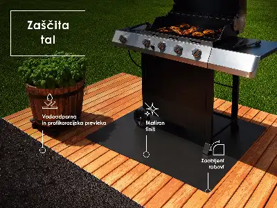 Grillunderlägg rektangulär 100x70 cm