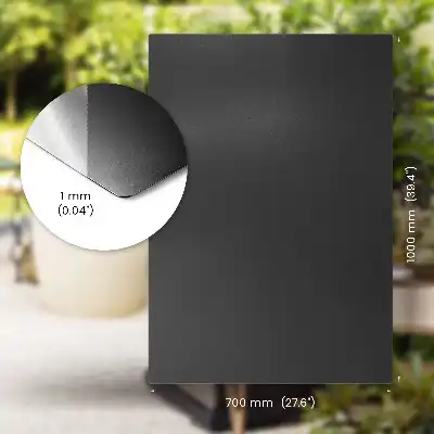 Grillunderlägg rektangulär 100x70 cm