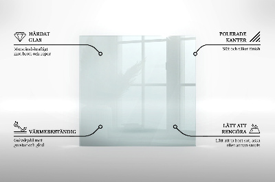 Eldstadsplattor rektangulära transparentna