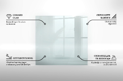 Eldstadsplattor rektangulära transparentna