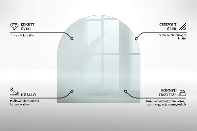 Glasskiva under kamin transparent