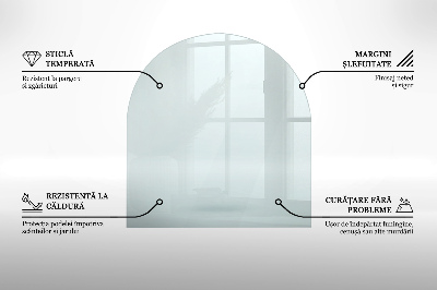 Glasskiva under kamin transparent