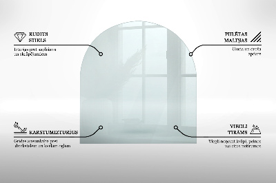 Glasskiva under kamin transparent