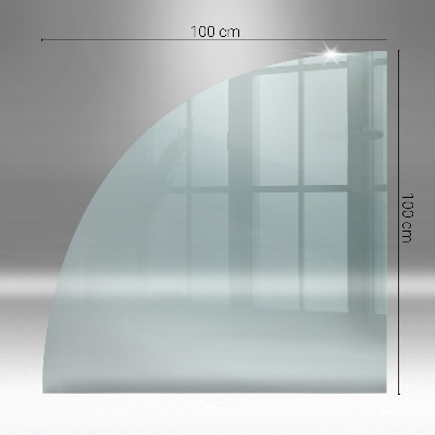 Glasskiva framför öppen spis transparent