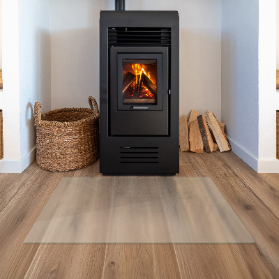 Glasskiva under kamin Semitransparent rektangulär