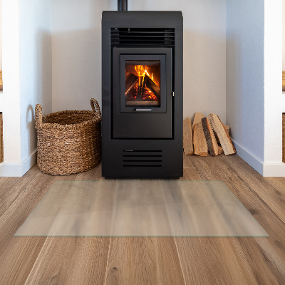 Glasskiva under kamin Semitransparent rektangulär
