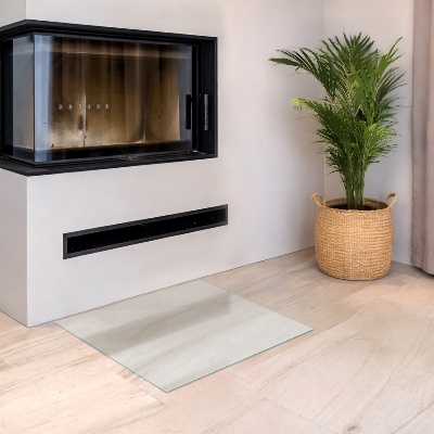 Glasskiva under kamin Semitransparent rektangulär