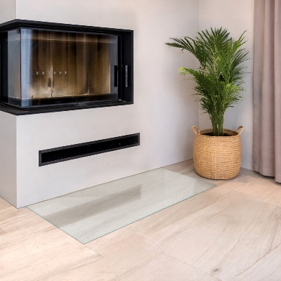 Glasskiva under kamin Semitransparent rektangulär