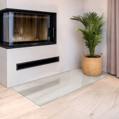 Glasskiva under kamin Semitransparent rektangulär
