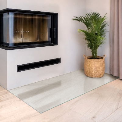 Glasskiva under kamin Semitransparent rektangulär