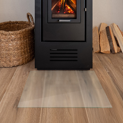 Glasskiva under kamin Semitransparent rektangulär