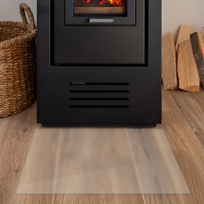 Glasskiva under kamin Semitransparent rektangulär