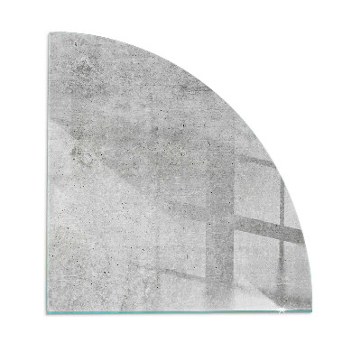 Glasskiva under kamin kvarten Rå betongstruktur