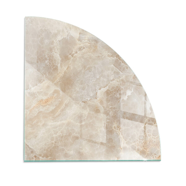 Glasskiva under braskamin kvarten Naturstensmönster