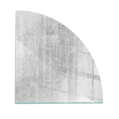 Glasskiva under kamin kvarten Rå betongstruktur