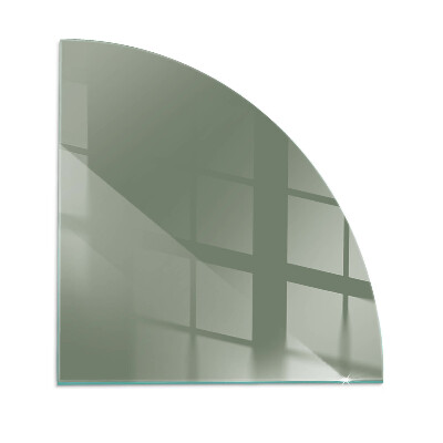 Glasskiva under kamin kvarten Färg Oliv