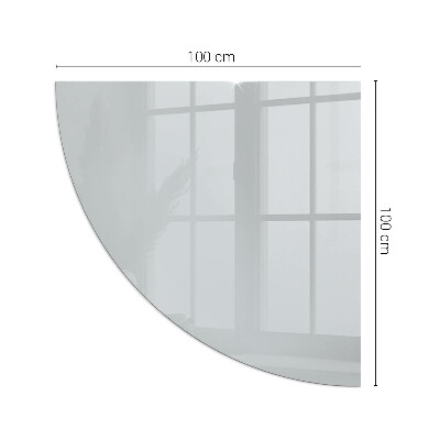 Glasskiva under kamin kvarten Färg Grå