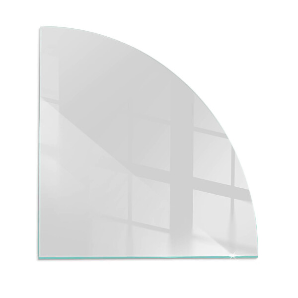Glasskiva under kamin kvarten Färg Grå