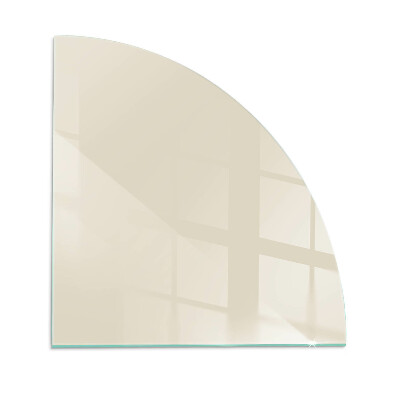 Glasskiva under braskamin kvarten Färg Beige