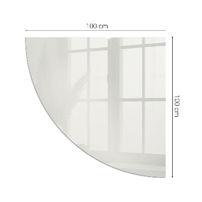 Glasskiva under kamin kvarten Färg Grå