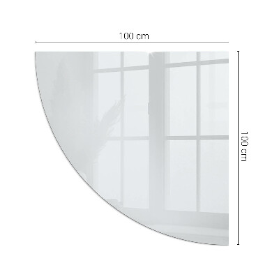 Glasskiva under kamin kvarten Färg Ljusgrå