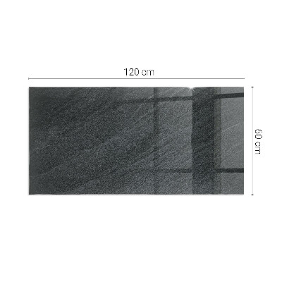 Glasskiva under kamin rektangulär Naturstensstruktur
