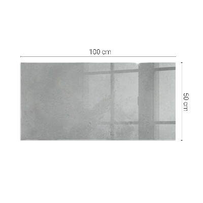 Glasskiva framför öppen spis rektangulär Betongstruktur med effekt