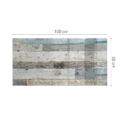 Glasskiva framför öppen spis rektangulär Brädor i olika nyanser