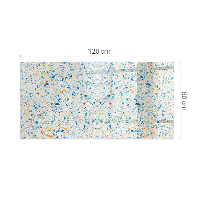 Glasskiva under kamin rektangulär Abstrakt texturmönster