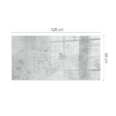 Glasskiva framför öppen spis rektangulär Rå betongstruktur