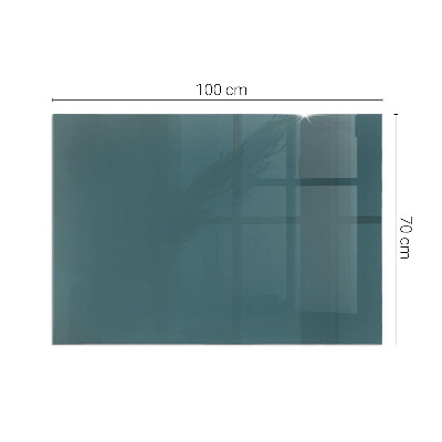 Glasskiva under kamin rektangulär Havsfärg