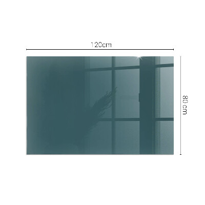Glasskiva under kamin rektangulär Havsfärg