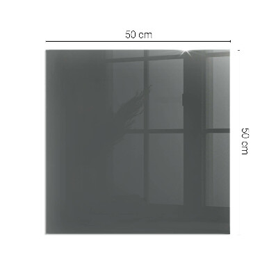 Glasskiva framför öppen spis rektangulär Färg Gråbrun