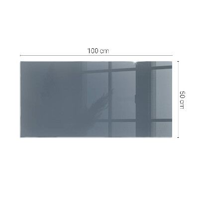 Glasskiva framför öppen spis rektangulär Färg Mörkblå