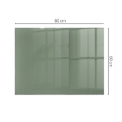 Glasskiva under kamin rektangulär Färg Oliv